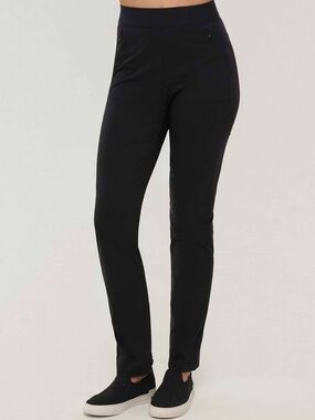 Anatomie NWT black Jamie pull on pants LG minimalist luxury comfort pockets